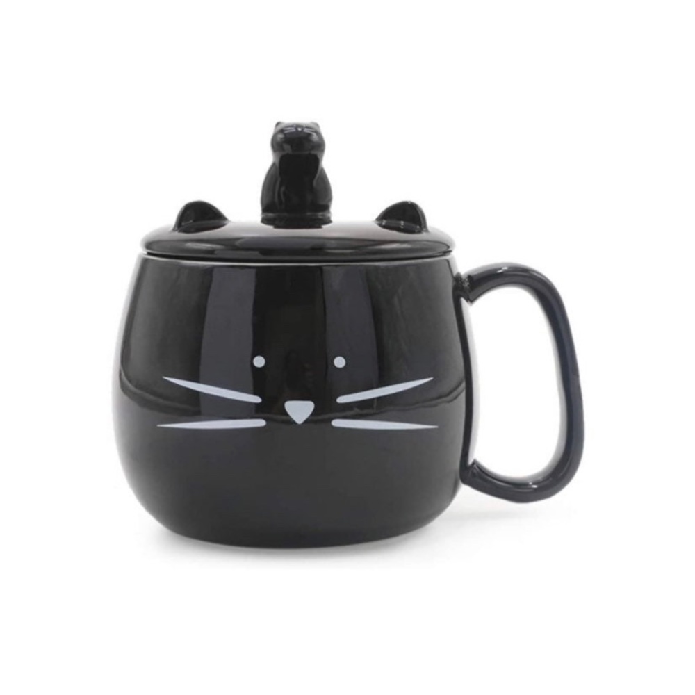 Ceramic Cat Coffee Phone Mug Holder - Picture 2 of 11